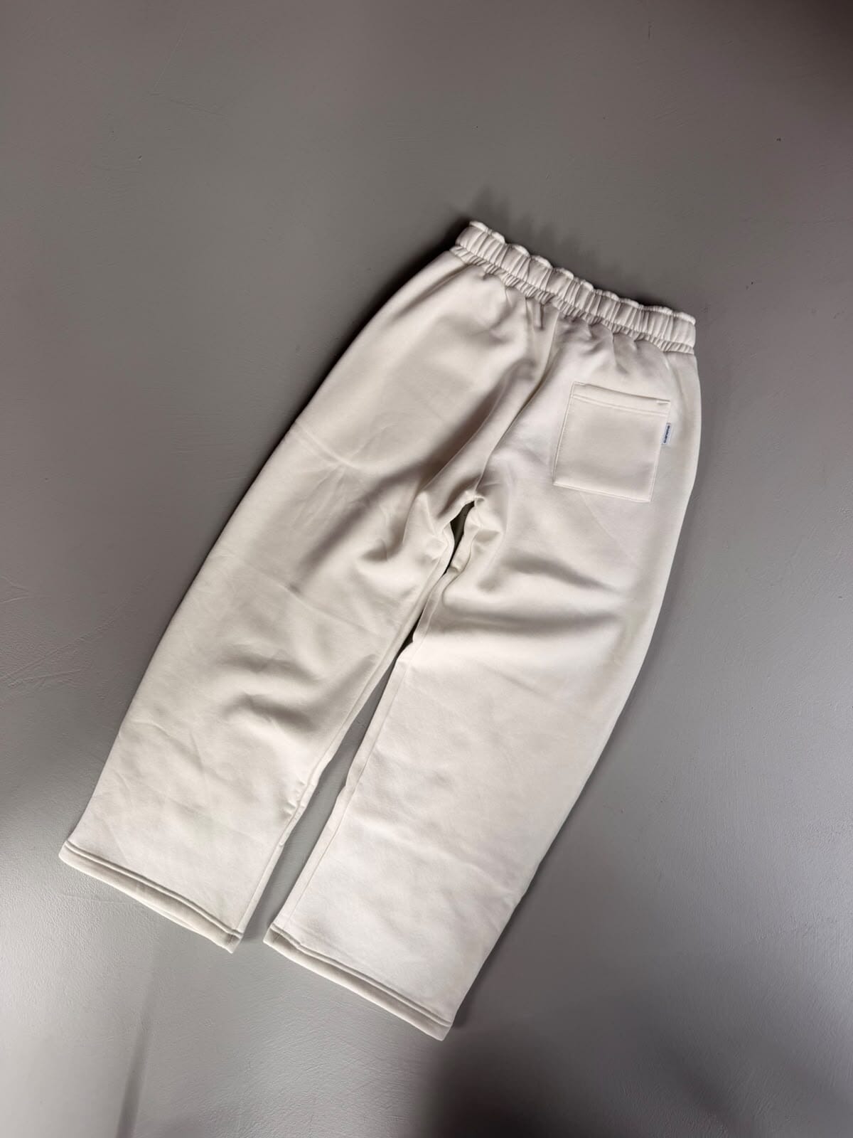 Pantaloni tuta basic bianco