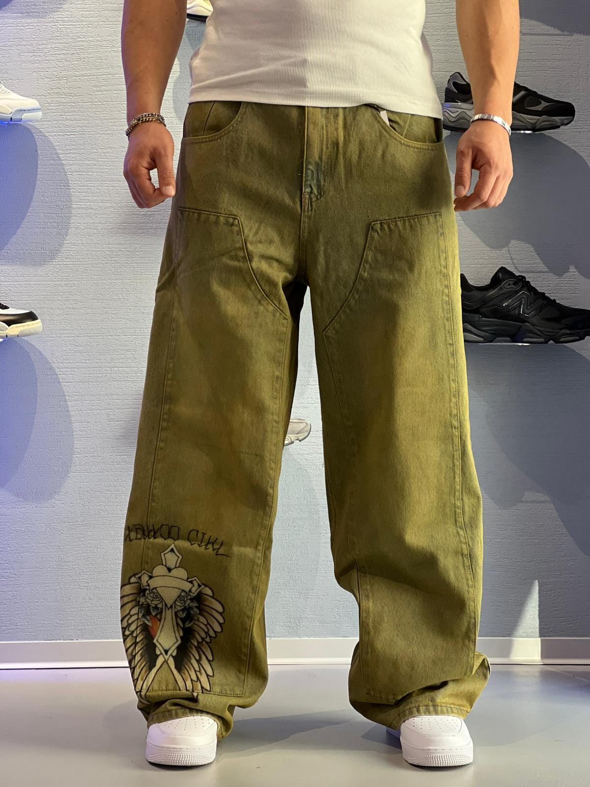 Jeans Ed Hardy Tattoo City Bleach