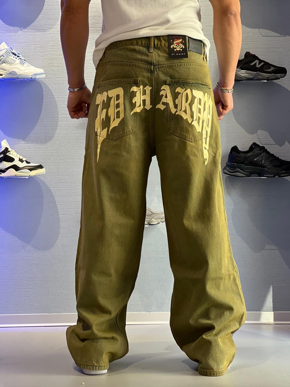 Jeans Ed Hardy Tattoo City Bleach