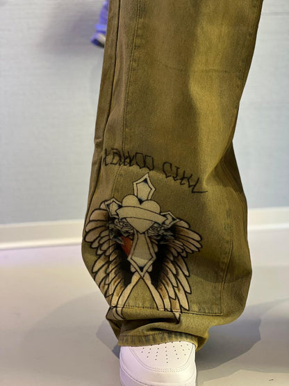 Jeans Ed Hardy Tattoo City Bleach