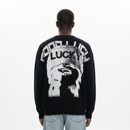 Maglione “Good Luck” Nero