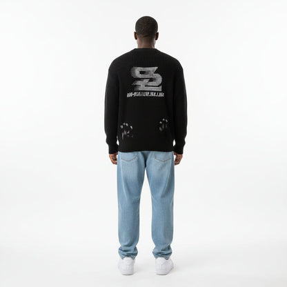 Maglione Nero con logo