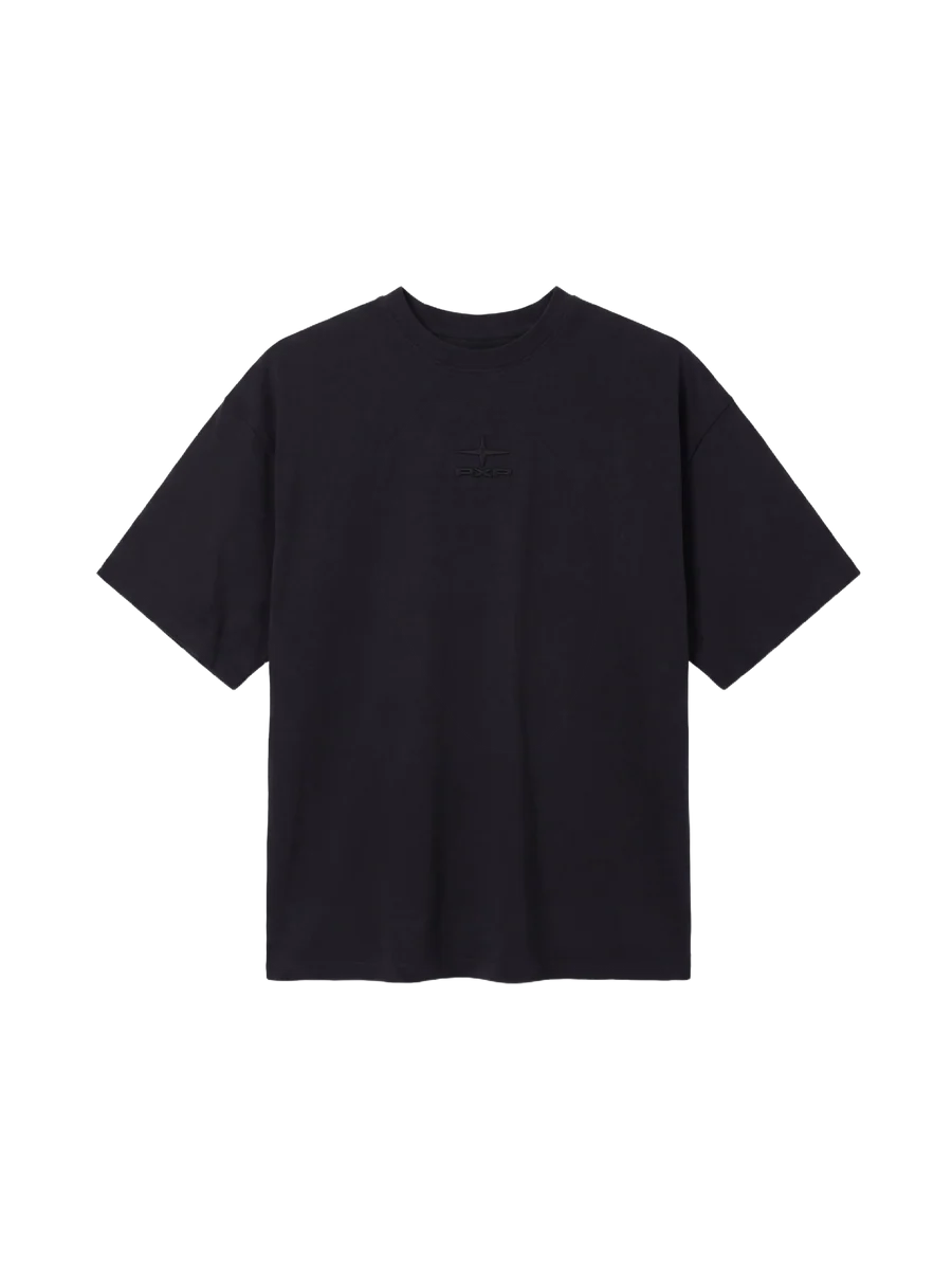 T-shirt PXP con motivo in rilievo Nera