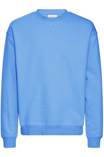 Felpa SOLID girocollo basic celeste