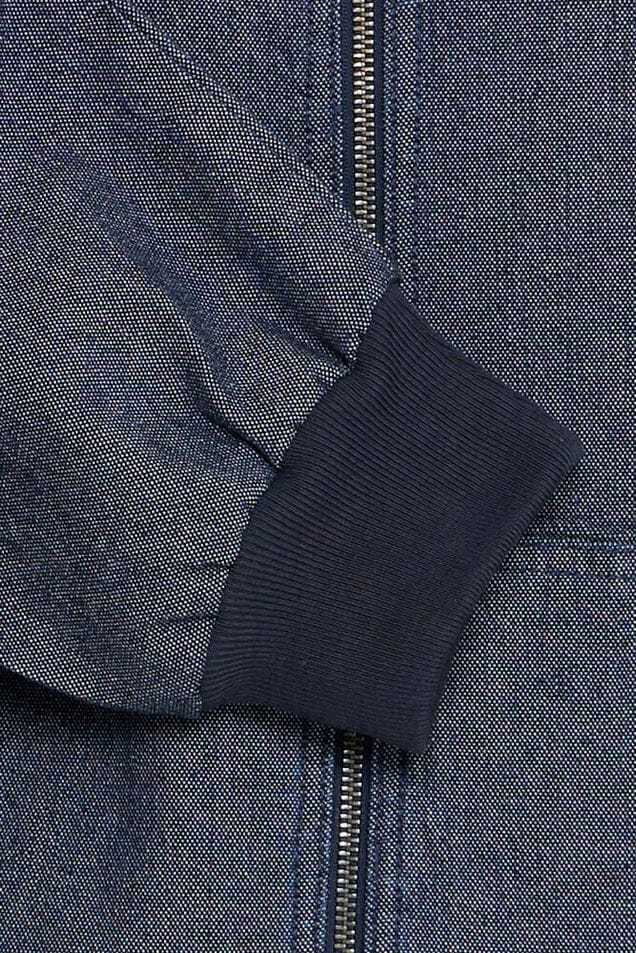 Giacca Denim SOLID con cappuccio e zip