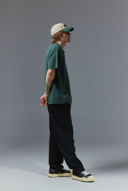 Polo traforata SOLID verde