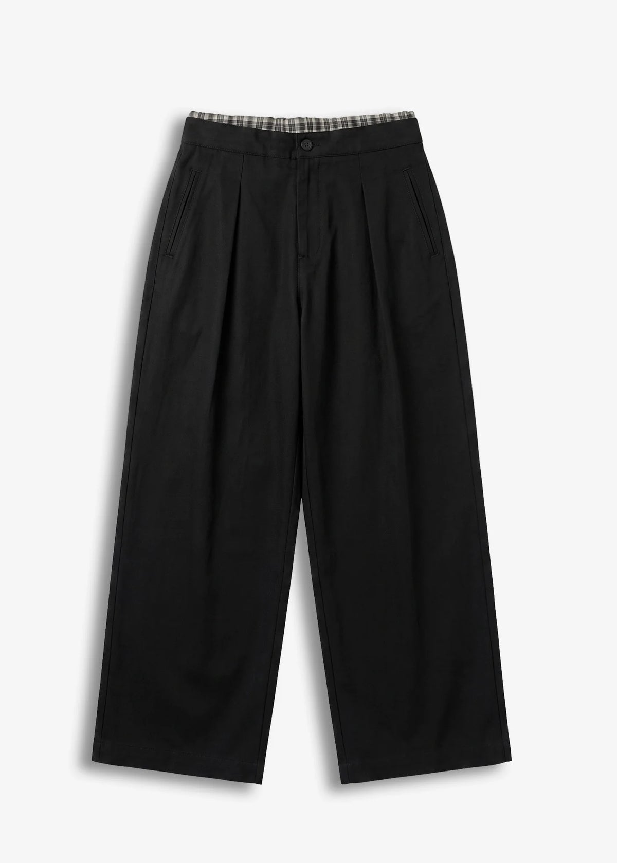 Pantaloni C/inserto Boxer Nero Minimal Couture