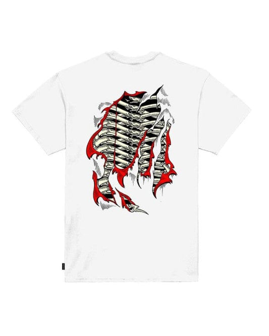 T-shirt Propaganda  Ribs Scrub Tee White